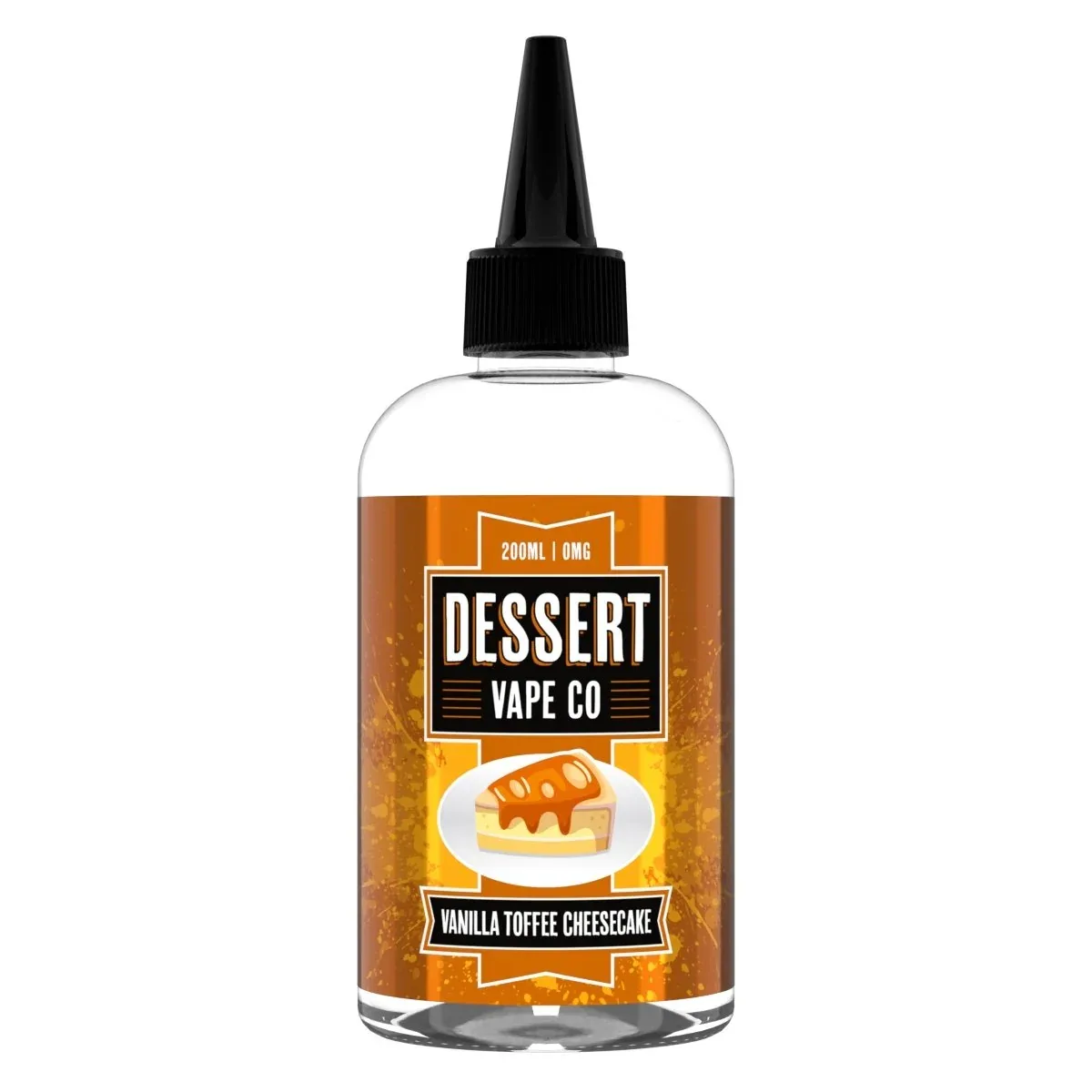 Dessert Vape Co - Vanilla Toffee Cheesecake Shortfill E-Liquid 200ml