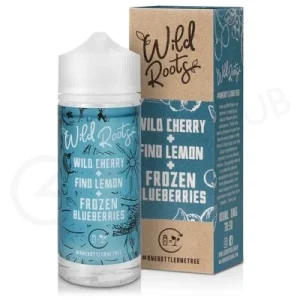 Wild Cherry, Fino Lemon and Frozen Blueberries Shortfill E-Liquid by Wild Roots 100ml