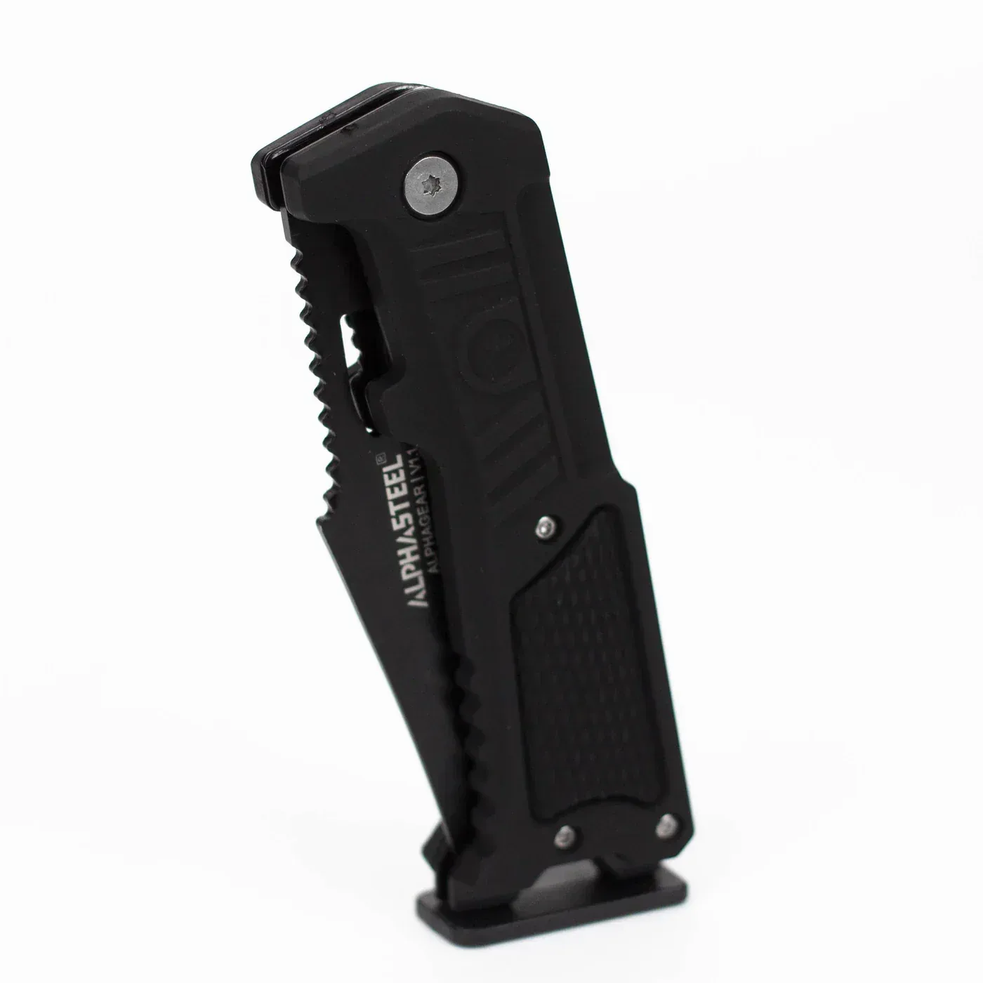 ALPHASTEEL - 8" Hunting Knife - Black Star Fold - Image 2