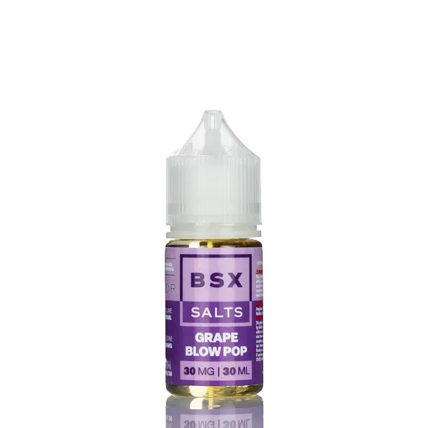 BSX Vapor Salt Nic - Grape Blow Pop - 30ml