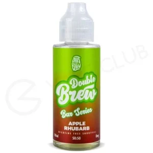 Apple Rhubarb Shortfill E-Liquid by Double Brew Bar Series 100ml