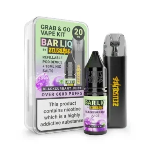Zeus Juice Grab and Go Pod Kit – Blackcurrant Juice