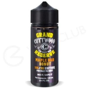 Maple Bar Donut Shortfill E-liquid by Cuttwood Grand Reserve 100ml