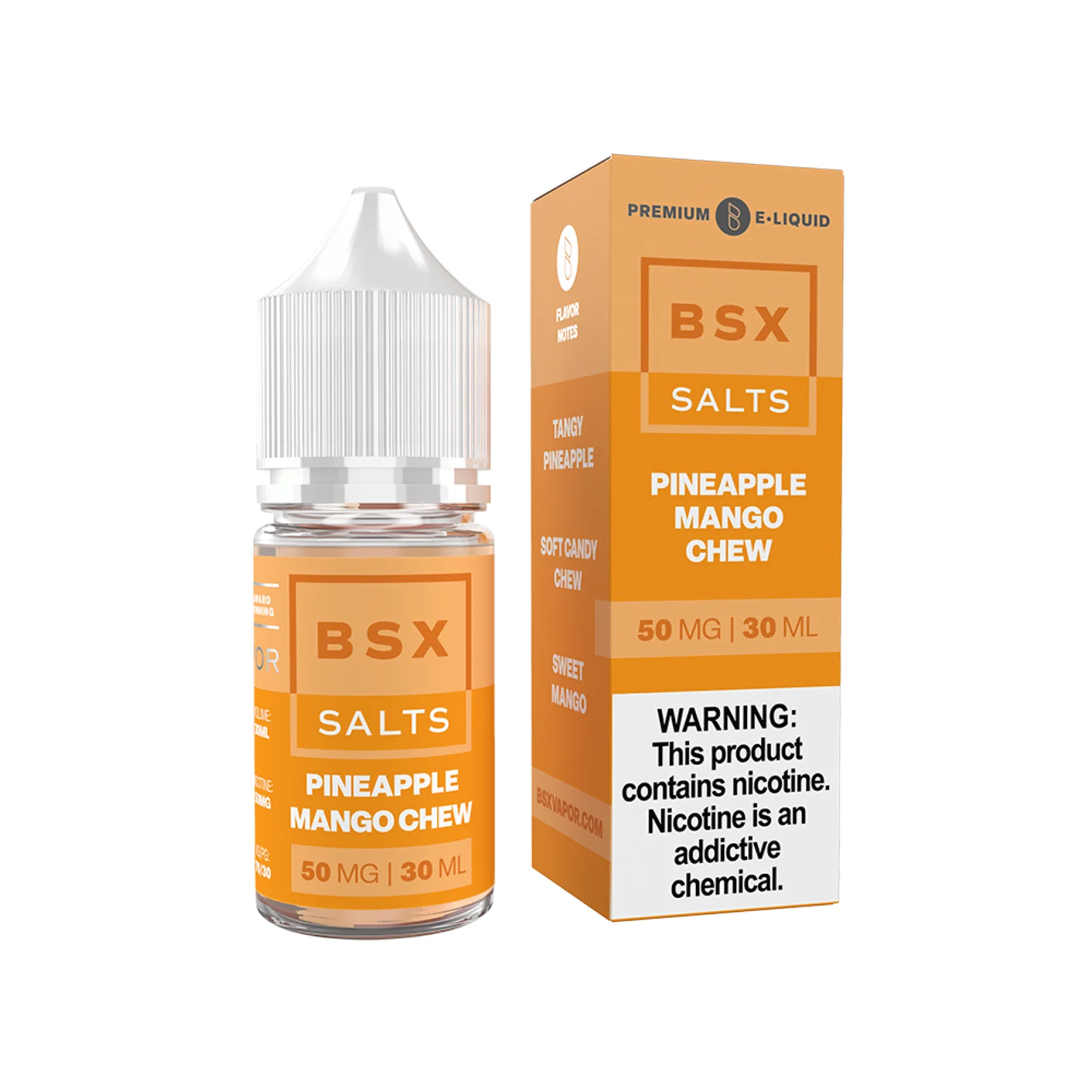 Glas BSX Salt Pineapple Mango Chew eJuice