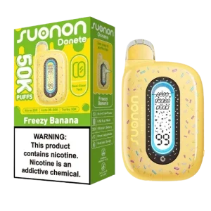 Suonon Donete 50000 Puffs Disposable Vape From Geek Bar - Freezy Banana
