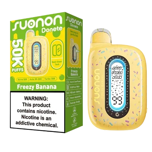 Suonon Donete 50000 Puffs Disposable Vape From Geek Bar - Freezy Banana