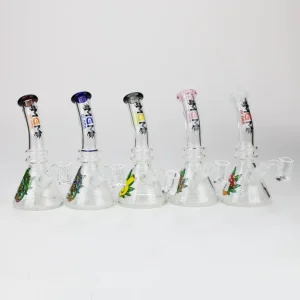 6.3" MGM Glass 2-In-1 Bubbler Rig W/ Graphic [C2671]