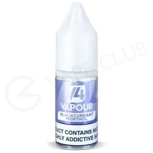 Blackcurrant Menthol E-Liquid by V4 Vapour