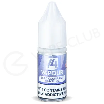 Blackcurrant Menthol E-Liquid by V4 Vapour