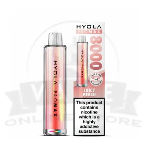 Juicy Peach Hyola Pro Max 8000 Prefilled Pod Kit