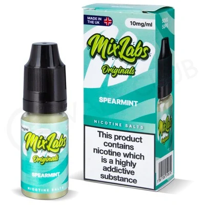 Spearmint Nic Salt E-Liquid by Mix Labs - Image 2
