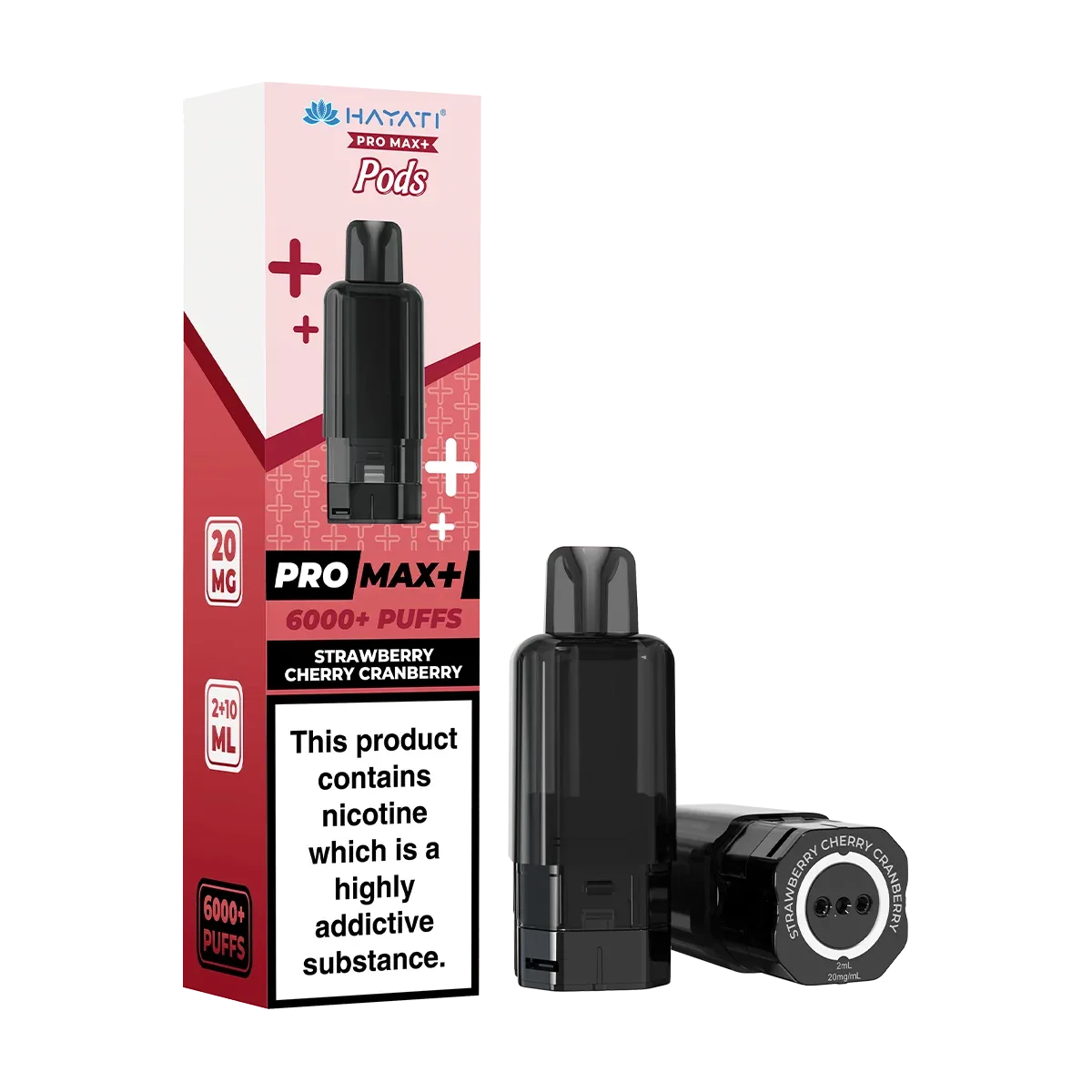 Strawberry Cherry Cranberry Hayati Pro Max+ Refill Pack