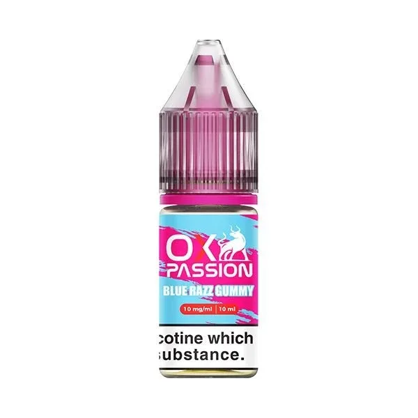 Oxva OX Passion Nic Salt Blue Razz Gummy 10ml E-Liquid