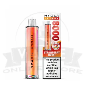 Strawberry Burst Hyola Pro Max 8000 Prefilled Pod Kit