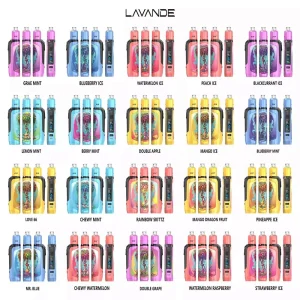 Lavande BM18000 Puffs Digital Screen Bulk Buy Rechargeable Disposable Vapes Wholesale