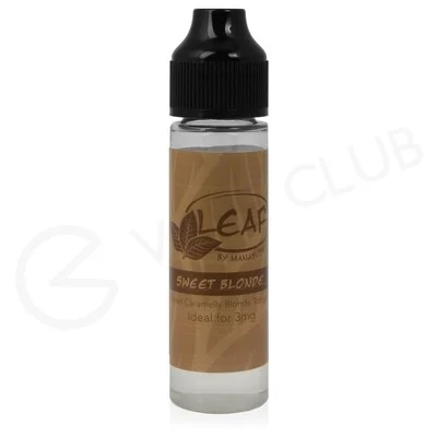 Sweet Blonde Shortfill E-Liquid by Manabush Leaf Range