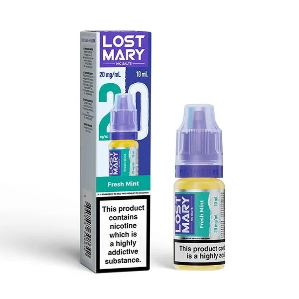 Lost Mary Nic Salt Fresh Mint 10ml E-Liquid