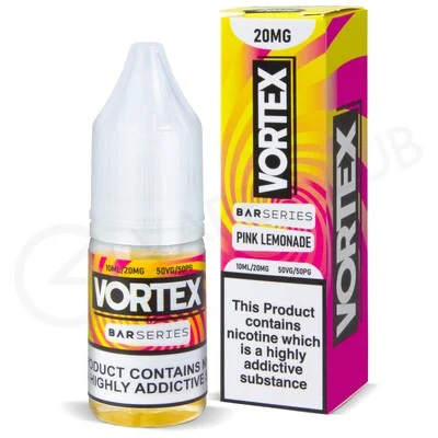 Pink Lemonade Nic Salt E-Liquid by Vortex Bar Series