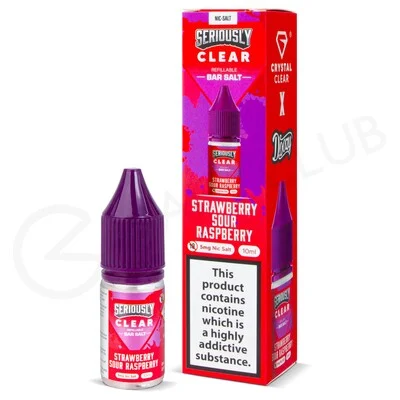 Strawberry Sour Raspberry E-Liquid by Seriously Clear Bar Salt
