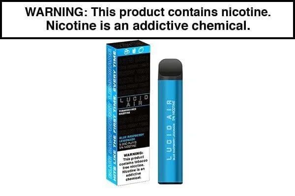 LUCID AIR DISPOSABLE VAPE 16.7ML – 5000 PUFFS - Image 2