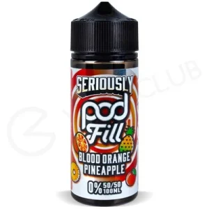 Blood Orange Pineapple Shortfill E-Liquid by Seriously Pod Fill 100ml