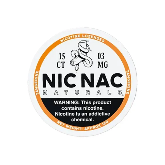 Nic Nac Tangerine Nicotine Lozenges - Image 2