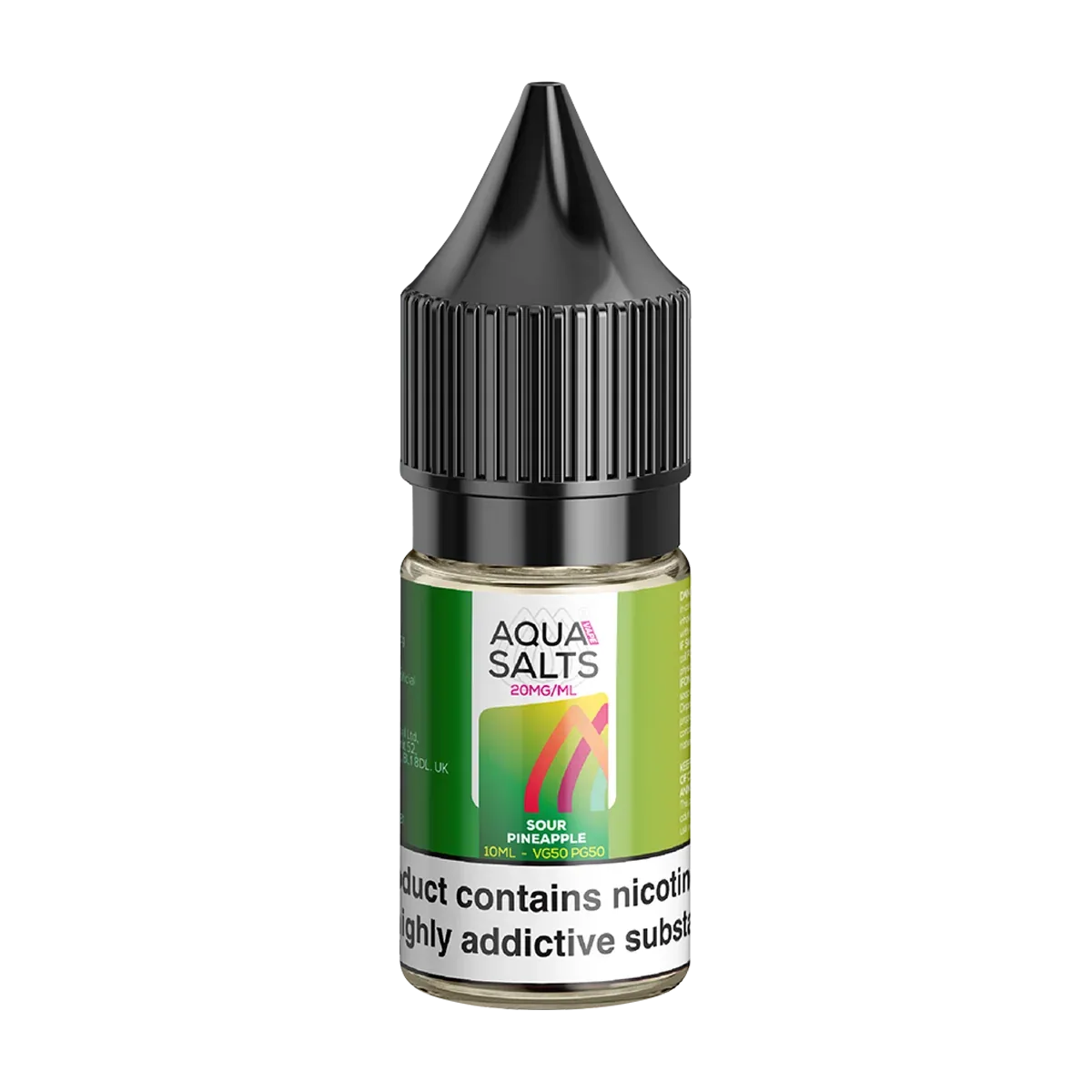 Sour Pineapple Nic Salt by Aqua Salts 10ml - Image 2
