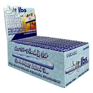 Dogg Lbs Blue Paisley 1 1/4 Papers 50 Pack