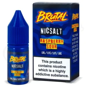Raspberry Sour Nic Salt E-Liquid by Brutal