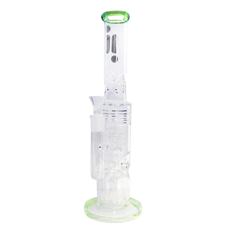 Infyniti 16" Stemless Tube Bong W/ Multiple Percs