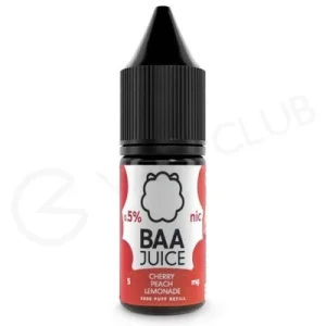 Cherry Peach Lemonade Nic Salt E-Liquid by Baa Juice