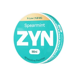 ZYN Spearmint Mini X-Low Nicotine Pouches (10 Pouch Can)