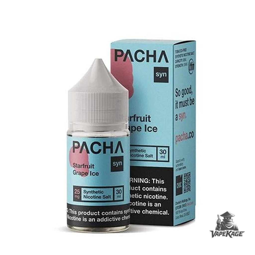 Starfruit Grape Ice — Pacha Salts — Pachamama 30mL Nic Salt