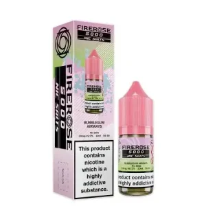 Firerose 5000 Bubblegum Airways Nic Salt 10ml