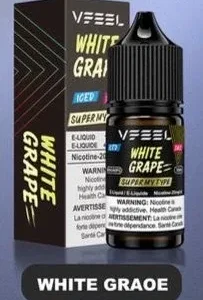 Vfeel White Grape 30ml Salt Nic E-Liquid