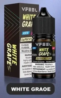 Vfeel White Grape 30ml Salt Nic E-Liquid