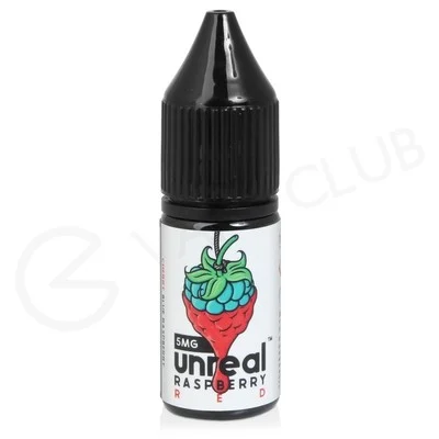 Red Nic Salt E-Liquid by Unreal Raspberry