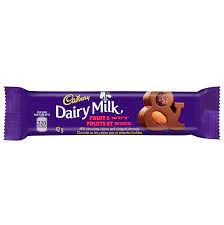 Cadbury Dairymilk Fruit & Nut 42g