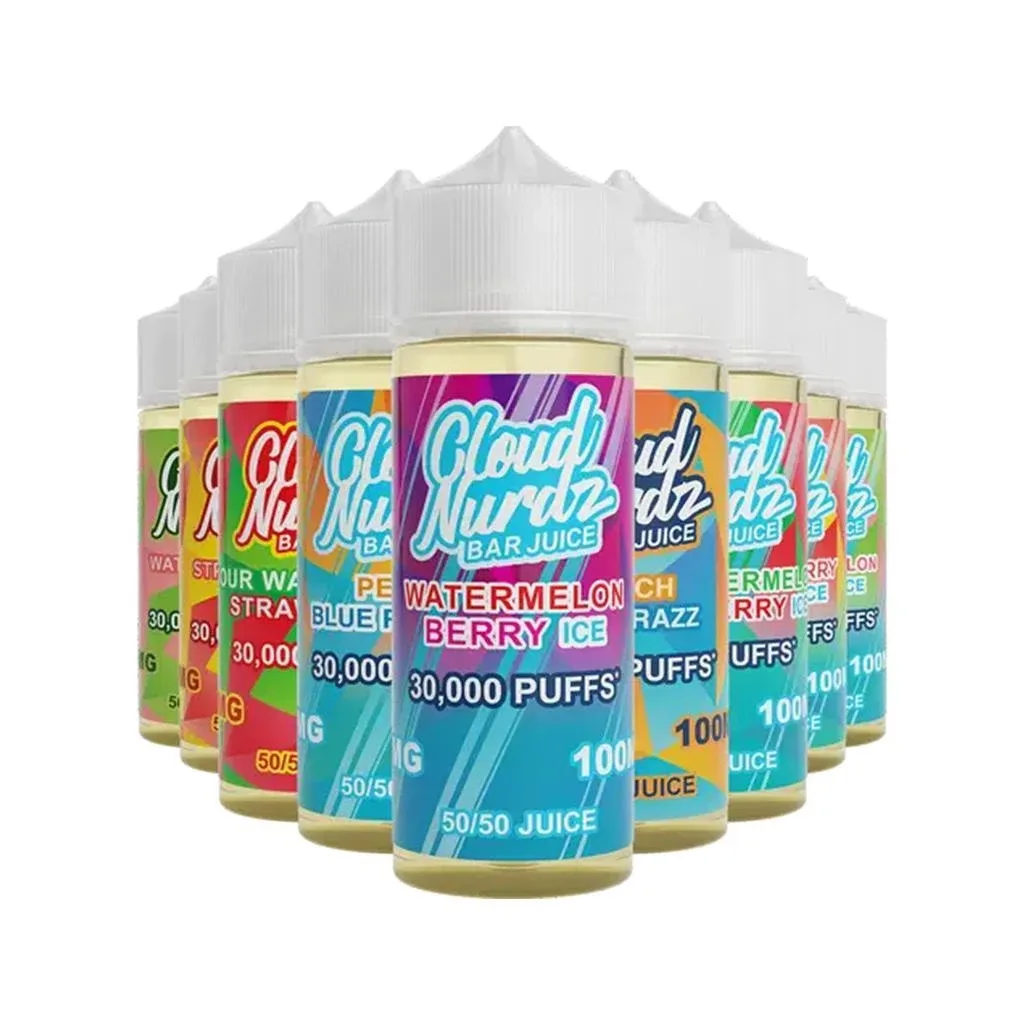 Cloud Nurdz Flavored E-Liquid - 100ml