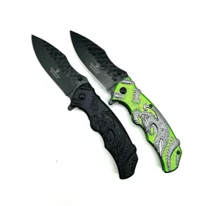 Snake Eye - 8.5" Foldable Pocket Knife - Wyrmfire