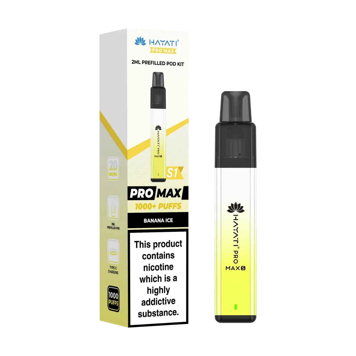 Hayati Pro Max S1 Prefilled Pod Kit - Image 2