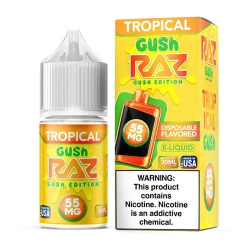 Pod Juice X RAZ Salt Nic - Tropical Gush - 30mL