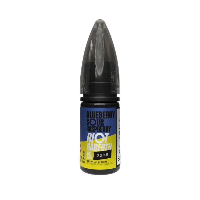 Riot Squad BAR EDTN Blueberry Sour Raspberry 10ml Nic Salt E-Liquid