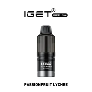 iGET Bar Plus V4 Pod (15000) - Passionfruit Lychee