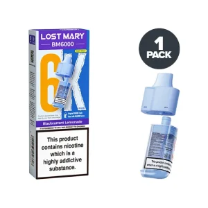Blackcurrant Lemonade Lost Mary BM6000 Refill Pack