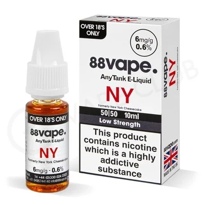 New York Cheesecake E-Liquid by 88Vape Any Tank
