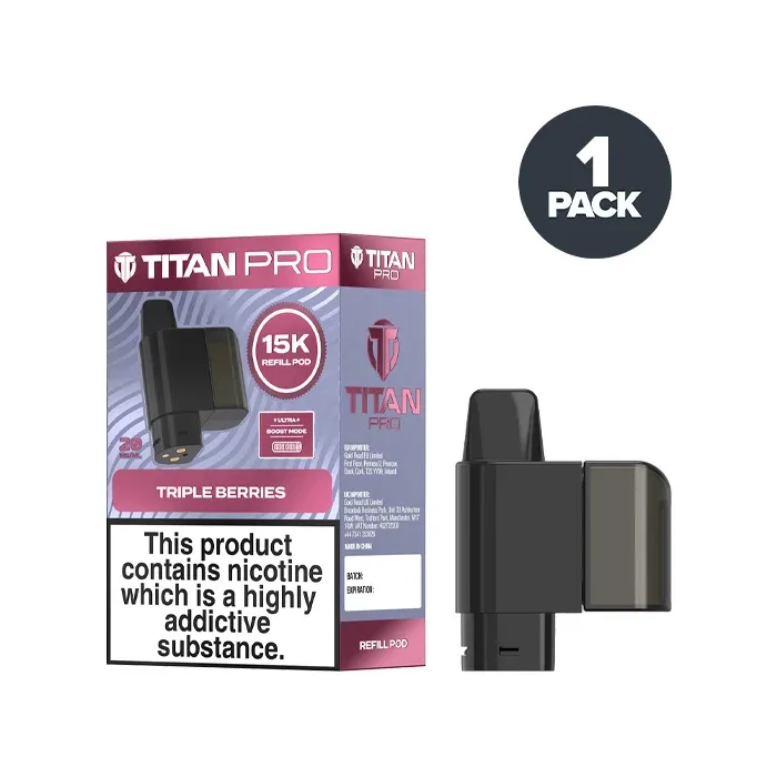 Triple Berries Titan Pro 15K Refill Pack