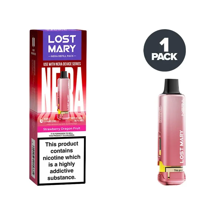 Strawberry Dragon Fruit Lost Mary Nera 15K Refill Pack