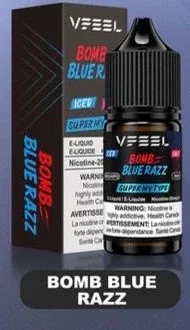 Vfeel Bomb Blue Razz 30ml Salt Nic E-Liquid