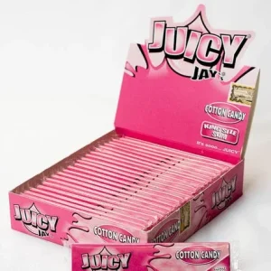 Juicy Jay's King Size Slim Cotton Candy flavoured papers